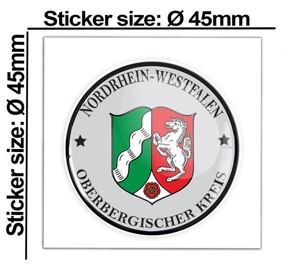 Biomar Labs® 2 x Aufkleber 3D Gel Silikon Stickers Germany Flag