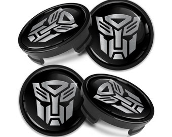 Compatible with Ford Wheel Center Caps Alloy Hub Centre Rim Cover Badge 54mm Tuning Emblem Skull CF 43