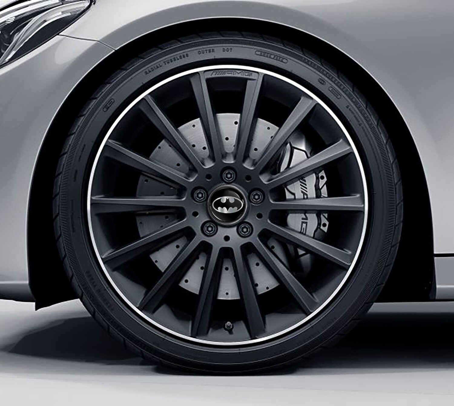 Wheel Center Caps Universal Tuning Logo 60mm Bat C 72 Etsy