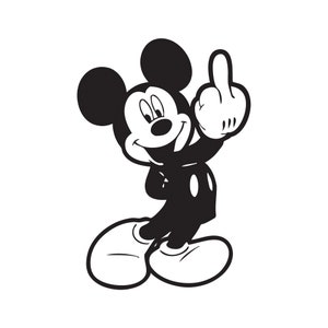 Micky Mouse Hand Mittelfinger Duftbaum - Lufterfrischer - Car