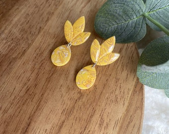 Swiftie Squad COLLECTION | Polymer Clay Dangle Earring - Question…? Inspired Small Petal Dangle