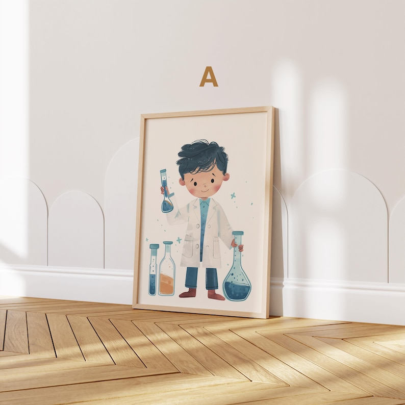 Artist Scientist Spiritual Poster Children's Room · Gift Idea ...