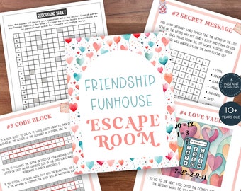 Gioco Escape Room Da Casa 'Meccanica Del Cuore' Per Coppie, San Valentino, Con Messaggio Segreto