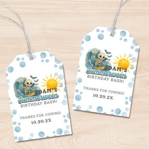Skeleton Summerween Halloween Pool Invitation Printable, Summerween Birthday Invitation Digital, Summerween Pool Party Invite, Kid Birthday
