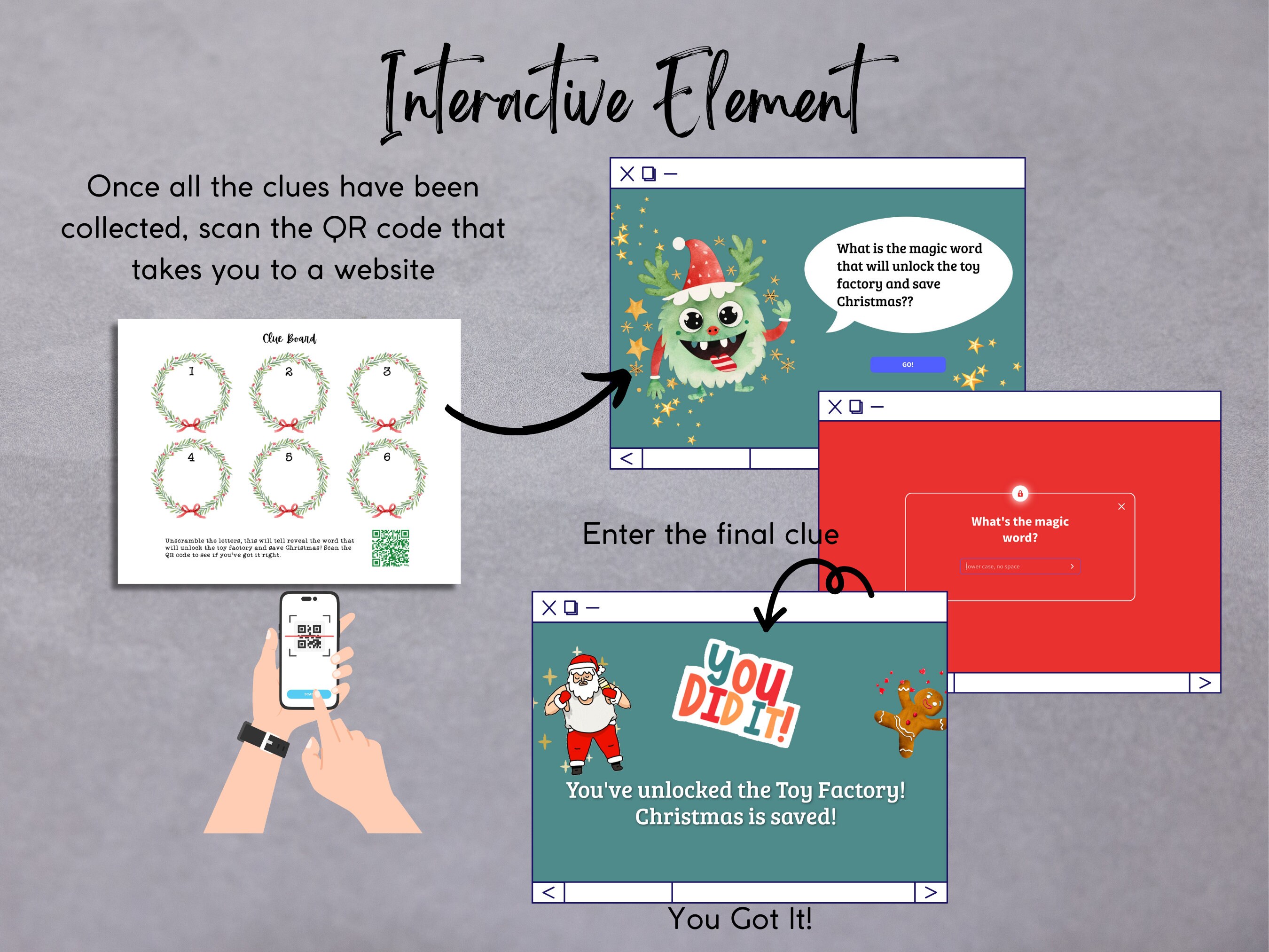 Christmas Escape Room for Teens Escape Room Printable Escape Room Game