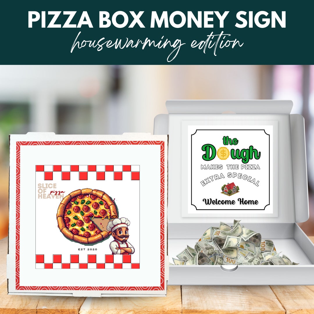 Cunno 60-Pack Christmas Elf Mini Money Pizza Boxes - Funny Cash Holder For Gifts, Double-Sided Printing, Great For Birthdays & Holidays