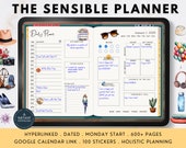 2024 Digital Planner Google Calendar Integrated Planner Digital Life Planner with Google Calendar Integration 2024 iPad Planner Goodnotes