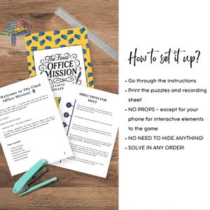 Printable Retirement Escape Room Game for Office Farewell Party and Team Building Activity