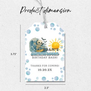 Skeleton Summerween Halloween Pool Invitation Printable, Summerween Birthday Invitation Digital, Summerween Pool Party Invite, Kid Birthday