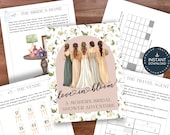 Bridal Shower Escape Room at Home Escape Room for Adult Party Game Bridal Shower Game Printable Escape Party Game Escape Room Printable Kit