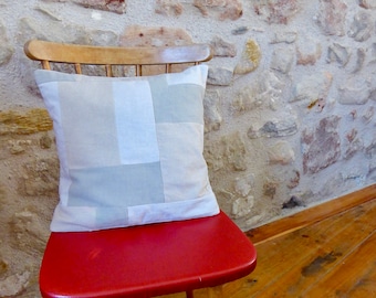 Funda de cojín de patchwork