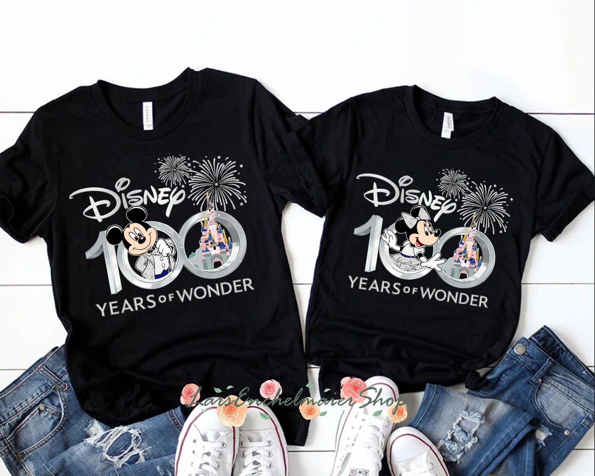 Disney 100 Years of Wonder Shirt, Mickey Minnie Shirt, 100 Years Mickey Shirt
