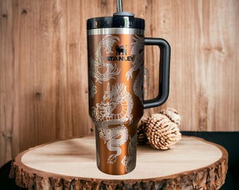 Dragon Personalized Engraved Stanley Adventure Quencher 40 oz Tumbler