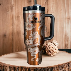 Dragon Personalized Engraved Stanley Adventure Quencher 40 oz Tumbler