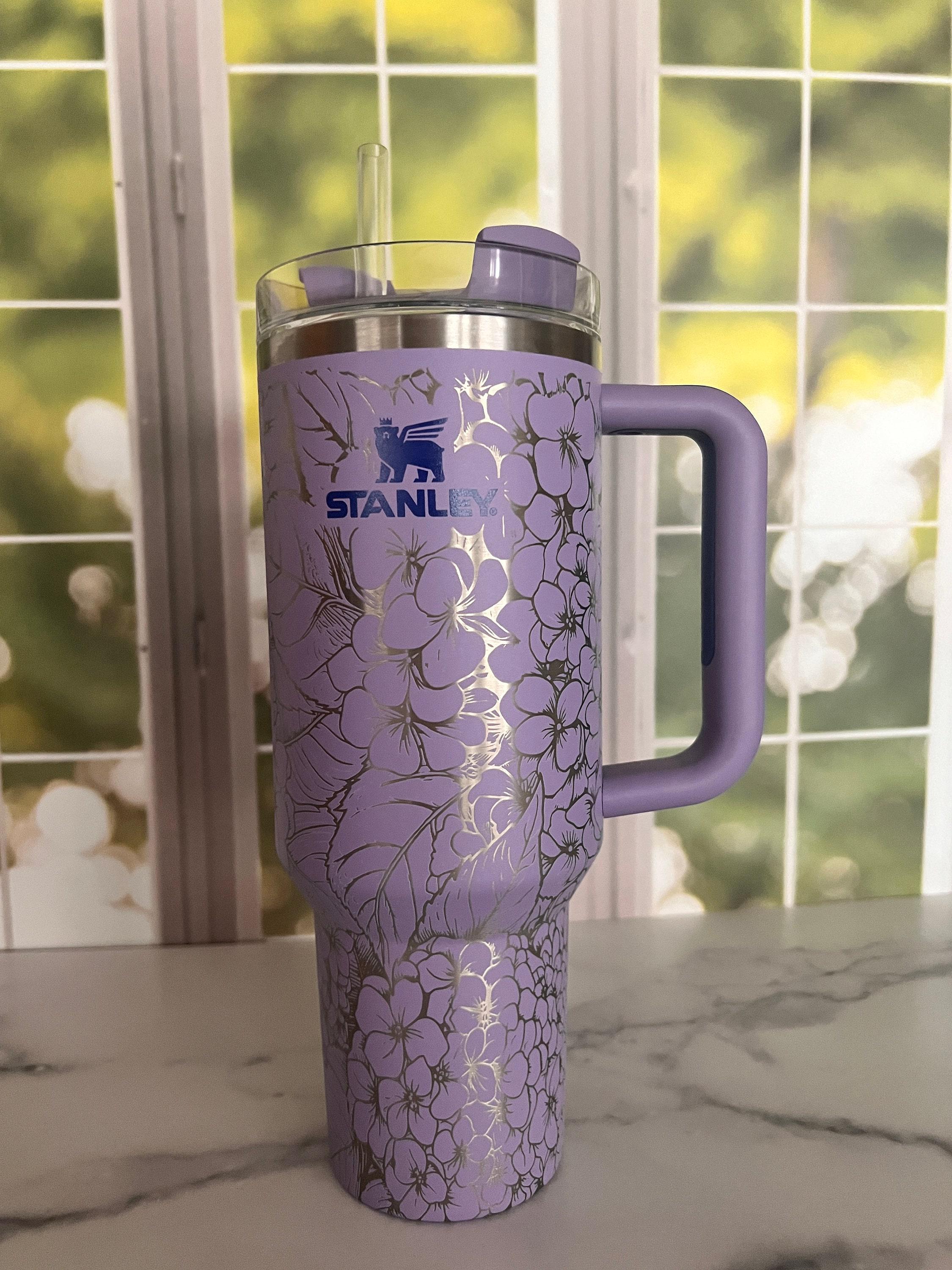 Hydrangea Flower Garden Personalized Stanley Tumbler Adventure
