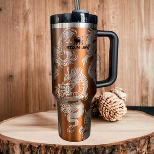 Dragon Personalized Engraved Stanley Adventure Quencher 40 oz Tumbler