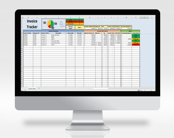 Hoja de cálculo de seguimiento de facturas 2026: plantilla de Excel o Google Sheet para registrar facturas con cálculos integrados, personalizable.
