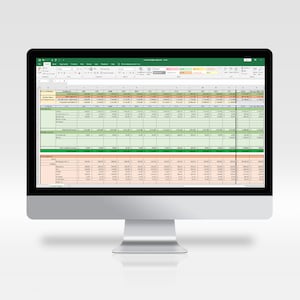 Foglio di calcolo per entrate e spese personali 2025 - Modello di budget - Excel / Fogli Google - Entrate, spese e risparmi - Dashboard automatizzata