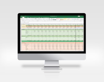 Hoja de cálculo de ingresos y gastos personales 2026 - Plantilla de presupuesto - Excel/Hojas de cálculo de Google - Ingresos, gastos y ahorros - Panel automatizado