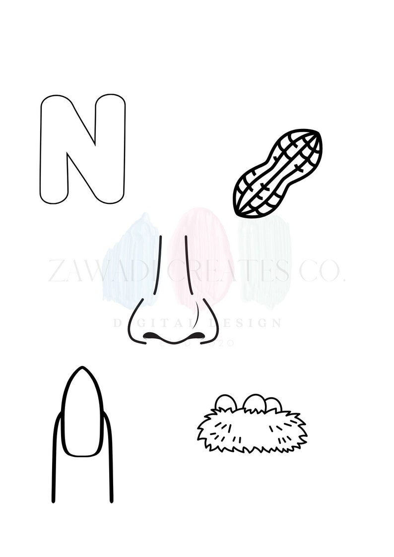 printable-coloring-page-for-children-letter-n-coloring-page-etsy