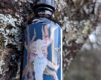 TREEBEARD | nourishing whole plant infused beard oil | fresh evergreen needles & bark + botanicals 2 oz