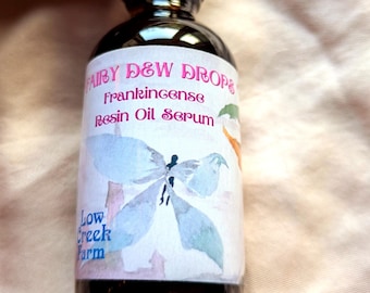 Fairy Dew Drops -Frankincense face oil serum - Calendula * Chamomile * Marshmallow* Yarrow * Gotu Kola | golden jojoba - carrot - meadowfoam