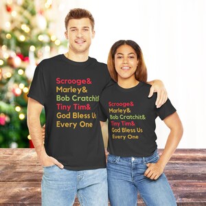 A Christmas Carol T-Shirt | Ebenezer Scrooge Shirt | Dickensian Holiday Tee | Cute Vintage Christmas Gift | Bookish Literature Literary Top