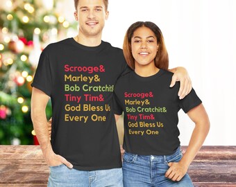 A Christmas Carol T-Shirt: Dickensian Holiday, Scrooge & Marley