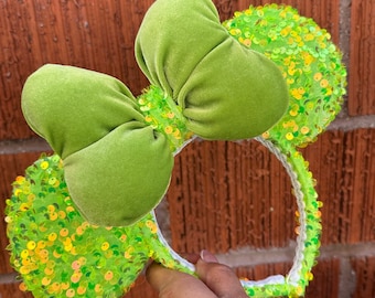 Lime Green Minnie Ears