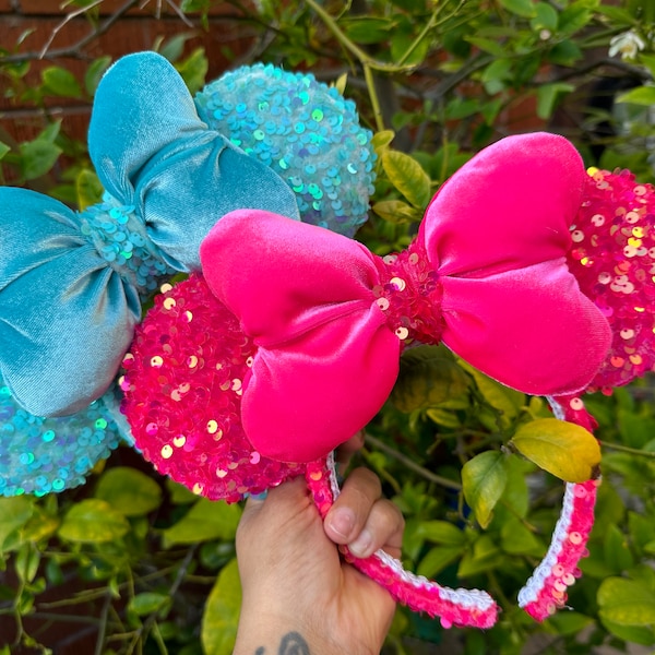 Sequins Minnie Ears