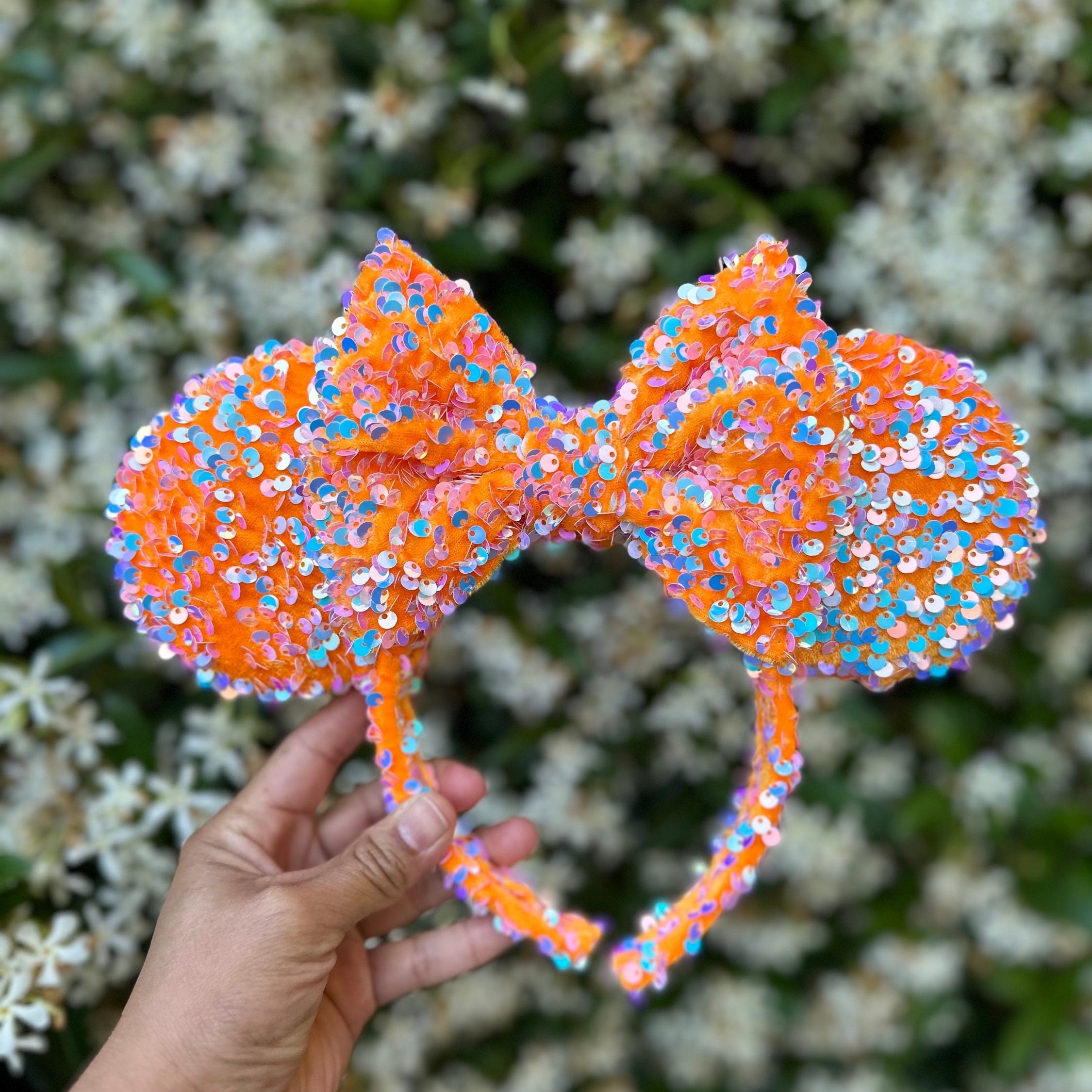 Burgundy Minnie Mouse Headband - Etsy