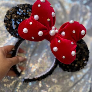Red Classic Minnie Ears