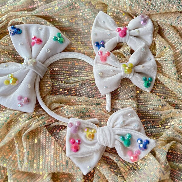 Colorful Mickey Bows