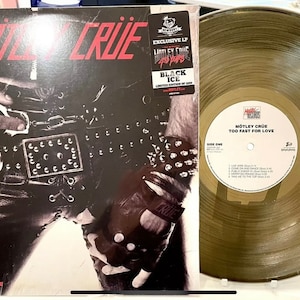Motley Crue - Too Fast for Love Limited Edition “black Ice