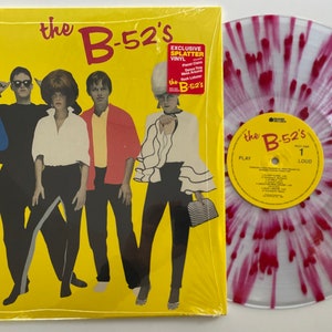 The B-52s - The B-52s Limited Edition Klar mit rotem Splatter Vinyl LP Neu 100% MINT