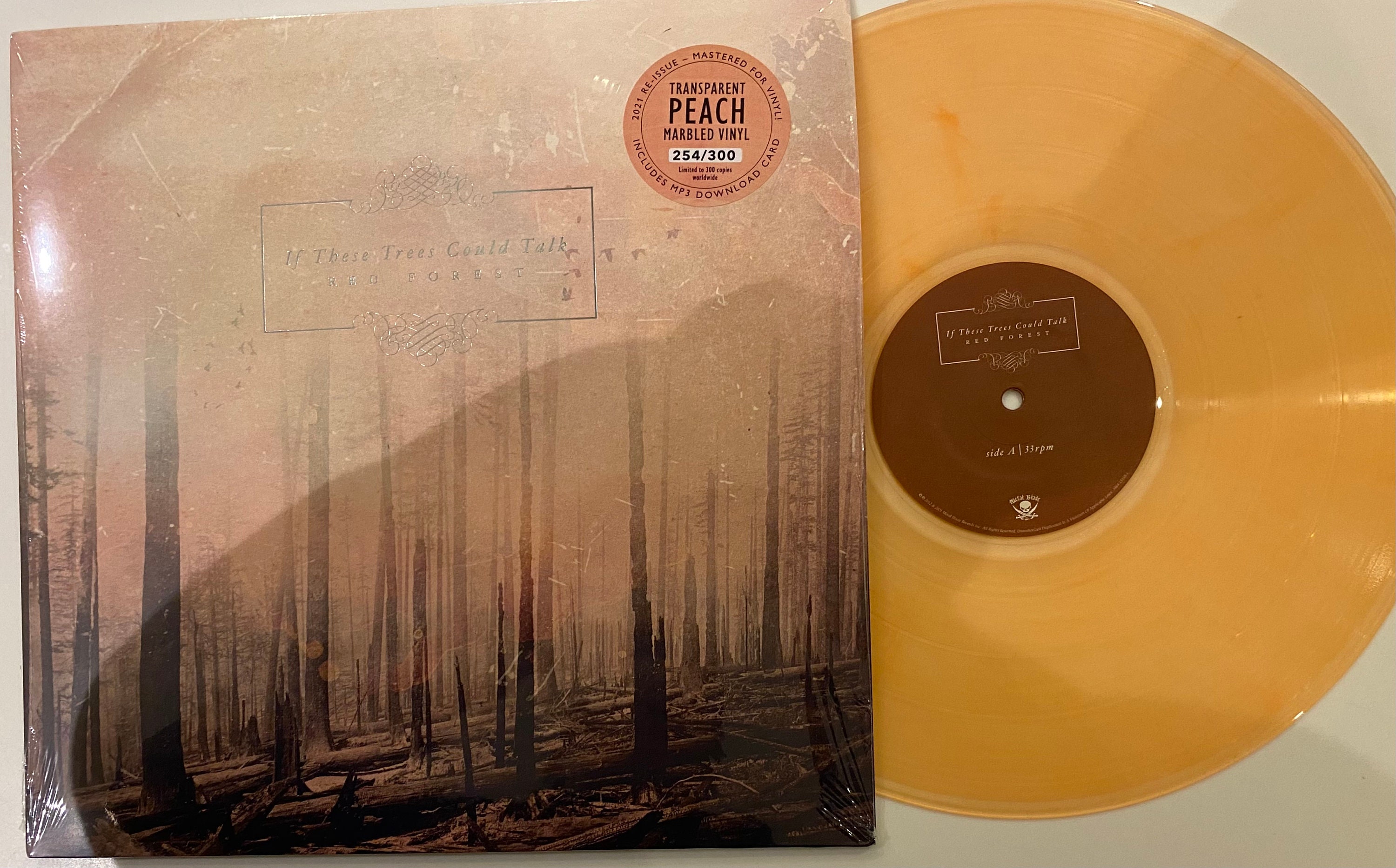 If These Trees Could Talk - Red Forest - Limited Edition / Numbered /300 Transparent Peach Marbled Vinyl LP New 100% MINT
