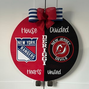 Team Divided Door Sign