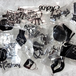 Black Silver Charm Mix-Gold Charm Mix -Mixed Rhinestone & Metal Charms-DIY Jewelry Making Supplies-Bracelet Charm Bundle