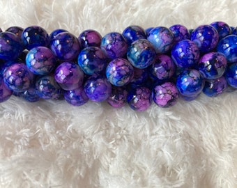 10mm Berry Bubblelicious Round Beads for Bracelets, Craft or DIY Projects.