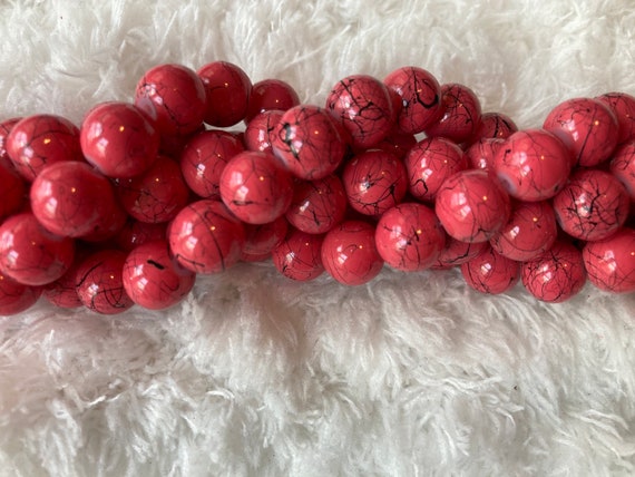 10mm Berry Bubblelicious Round Beads for Bracelets, Craft or DIY Projects.