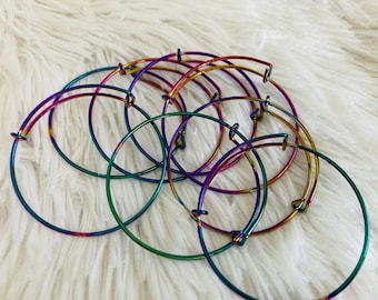 Uitbreidbare armbanden, doe-het-zelf sieraden maken blanco armbanden, verstelbare draadarmbanden,