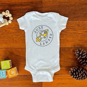 Just Landed Onesie®: Newborn  Coming Home Outfit - Space Baby