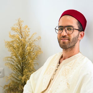 Chechia, African hat,Tunisian Chachia, Tunisian Red Chechia zdjęcie 1