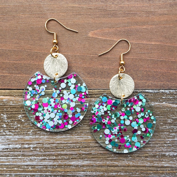 Confetti Earrings Etsy