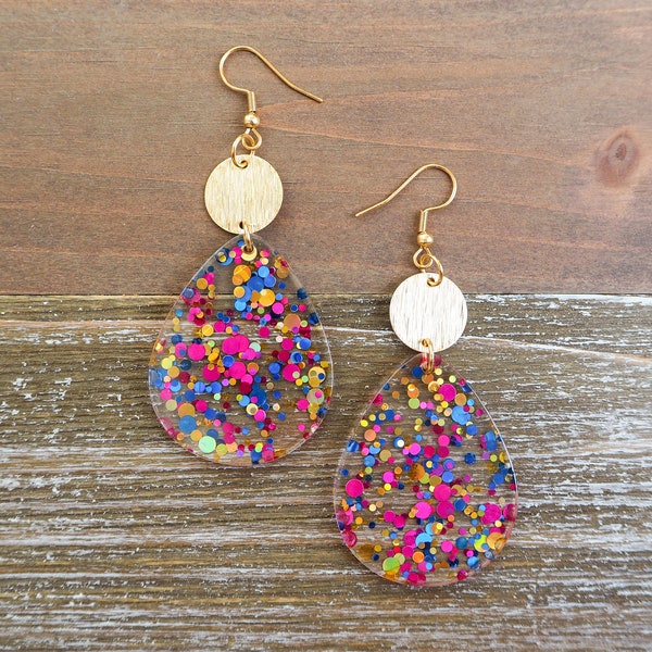 Confetti Earrings Etsy