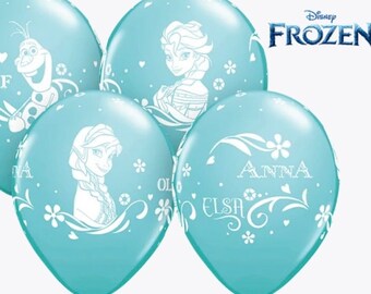 6 x Disney Frozen latex balloons