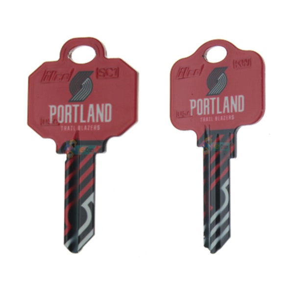 Portland Trail Blazers NBA Team Key Blanks & Accessories