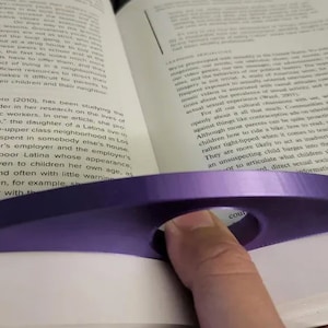 Book Page Holder, Thumb Page Holder, Reading Accessories, Reading Holder, Page Spreader, Reader Gift, Gift For Book Lover, Bookmark