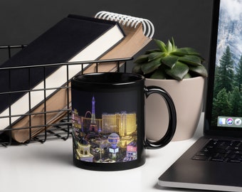 Las Vegas Strip and Fountains Mug | Las Vegas Strip Coffee Mug | Las Vegas Gifts | Unique Mug | Funny Mug | Las Vegas Strip View