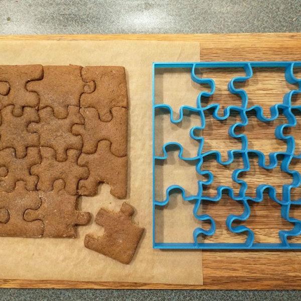 Puzzle Cookie Cutter Etsy Canada
